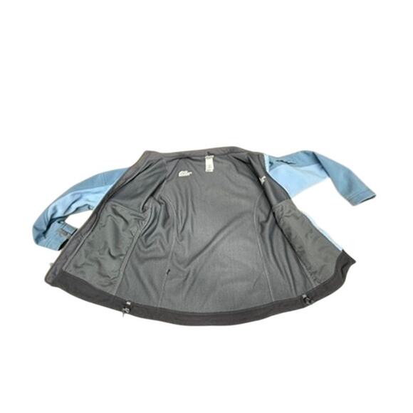 "THE NORTH FACE" 2 Tone Blue Fleece Women's Zip Fleece SZ S INSIDE LINER SNAPS - Picture 11 of 16